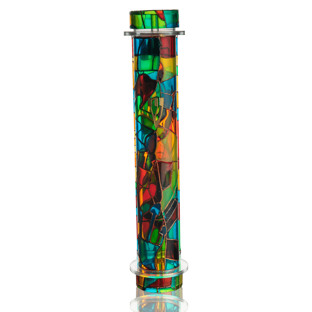 Case for mezuzah alef bet david roytman